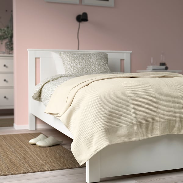 INDIRA bedspread, natural/unbleached cotton, 230x250 cm