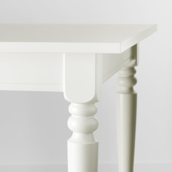 INGATORP / SKOGSTA - INGATORP / SKOGSTA Table and 4 chairs, white/acacia, 155/215 cm
