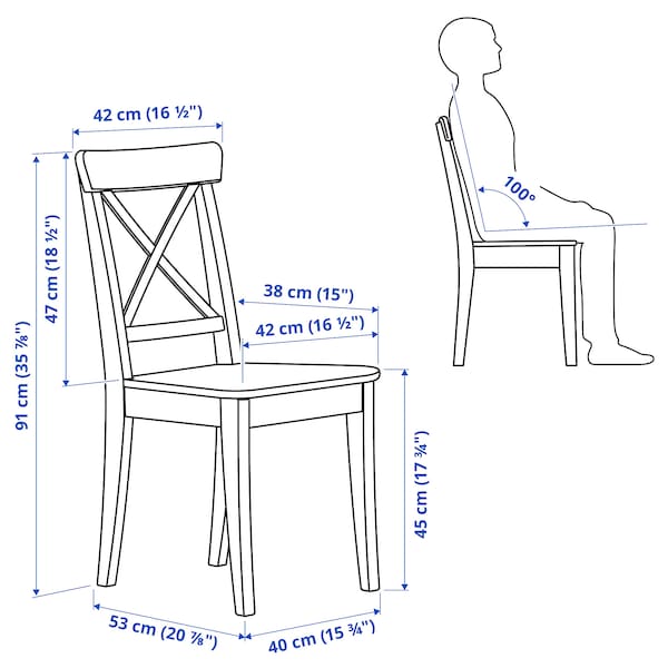 INGOLF - Chair, white