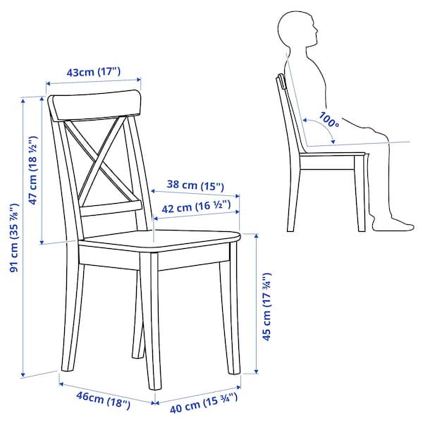 INGOLF - Chair, white