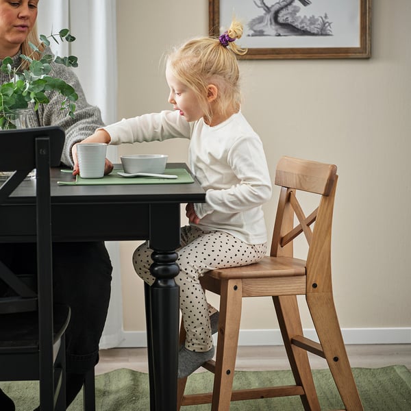 INGOLF junior chair, antique stain, 41x77x45 cm