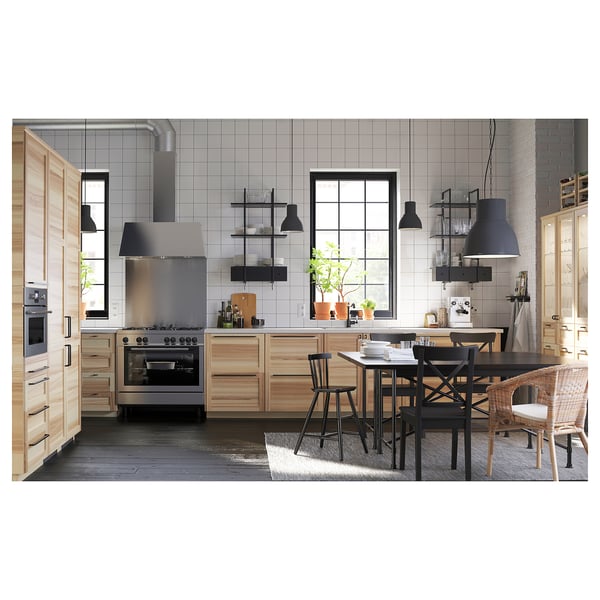 INGOLF chair, brown-black, 43x91x53 cm