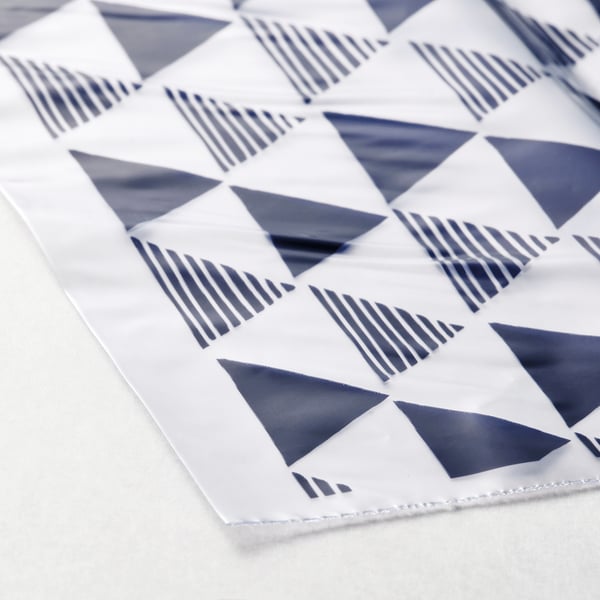 ISTAD resealable bag, patterned/blue, 1/0.4 l, 60 pack