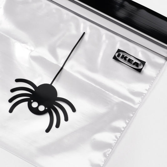 ISTAD resealable bag, mixed patterns white/black, 0.3/0.8 l, 60 pack