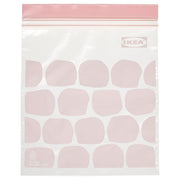 ISTAD resealable bag, light pink, 1 l, 25 pack