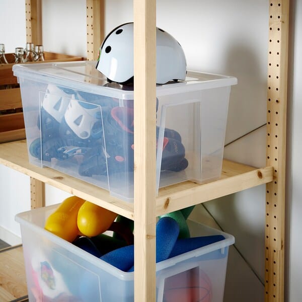 Ikea IVAR - 3 sections/shelves, pine, 259x30x226 cm