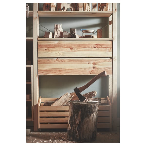 IVAR - IVAR Drawer, pine, 80x30x18 cm