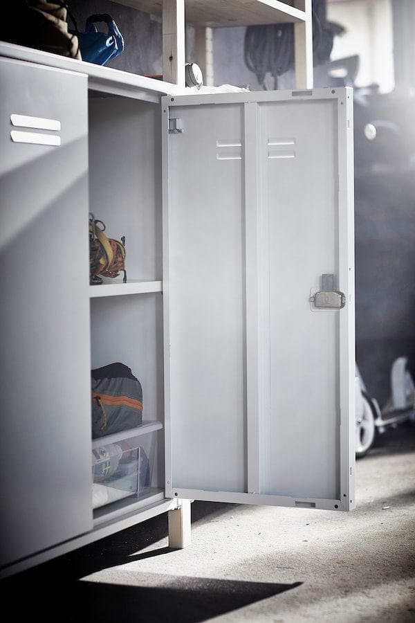 Ikea IVAR - Cabinet with doors, white, 80x83 cm