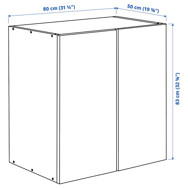 IVAR cabinet, pine, 80x50x83 cm
