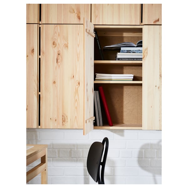 IVAR cabinet, pine, 80x30x83 cm