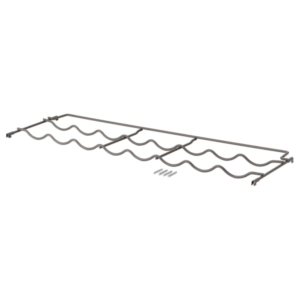 IVAR bottle rack, grey, 83x30 cm