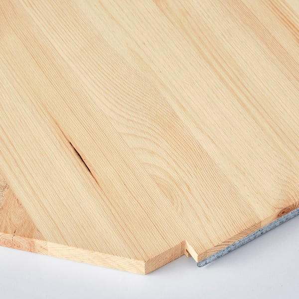 IVAR corner shelf, pine, 76x76x50 cm