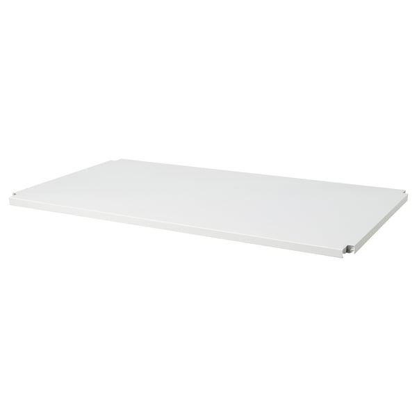 IVAR shelf, white metal, 83x50 cm