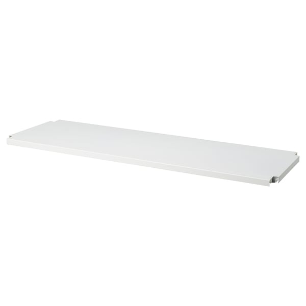 IVAR shelf, white metal, 83x30 cm