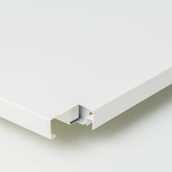 IVAR shelf, white metal, 42x30 cm