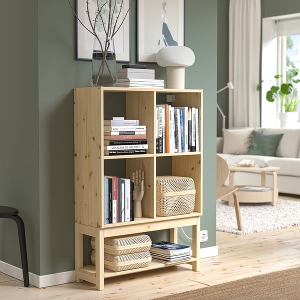 IVAR - IVAR Shelving unit with underframe, 80x30x120 cm