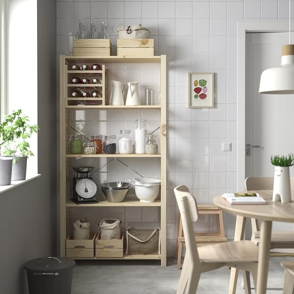 Ikea IVAR - Shelving unit, pine, 89x30x179 cm