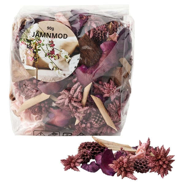 JÄMNMOD scented potpourri, Sweet pea/purple, 90 g