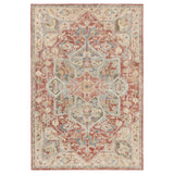 JÄRNVÄG rug, low pile, ornament pattern pink/beige, 133x195 cm