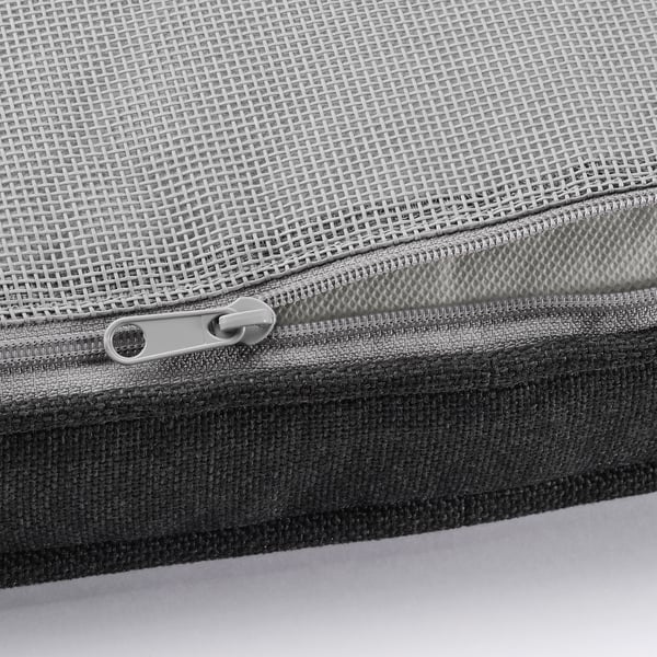 JÄRPÖN/DUVHOLMEN Outdoor chair cushion - anthracite 50x50 cm