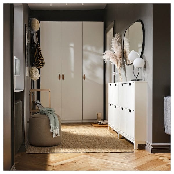 Ikea JÄRRESTAD - Pouf, with storage/Tonerud dark beige