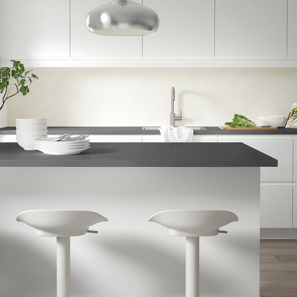 JÄRSTORP worktop, grey/laminate, 246x2.8 cm