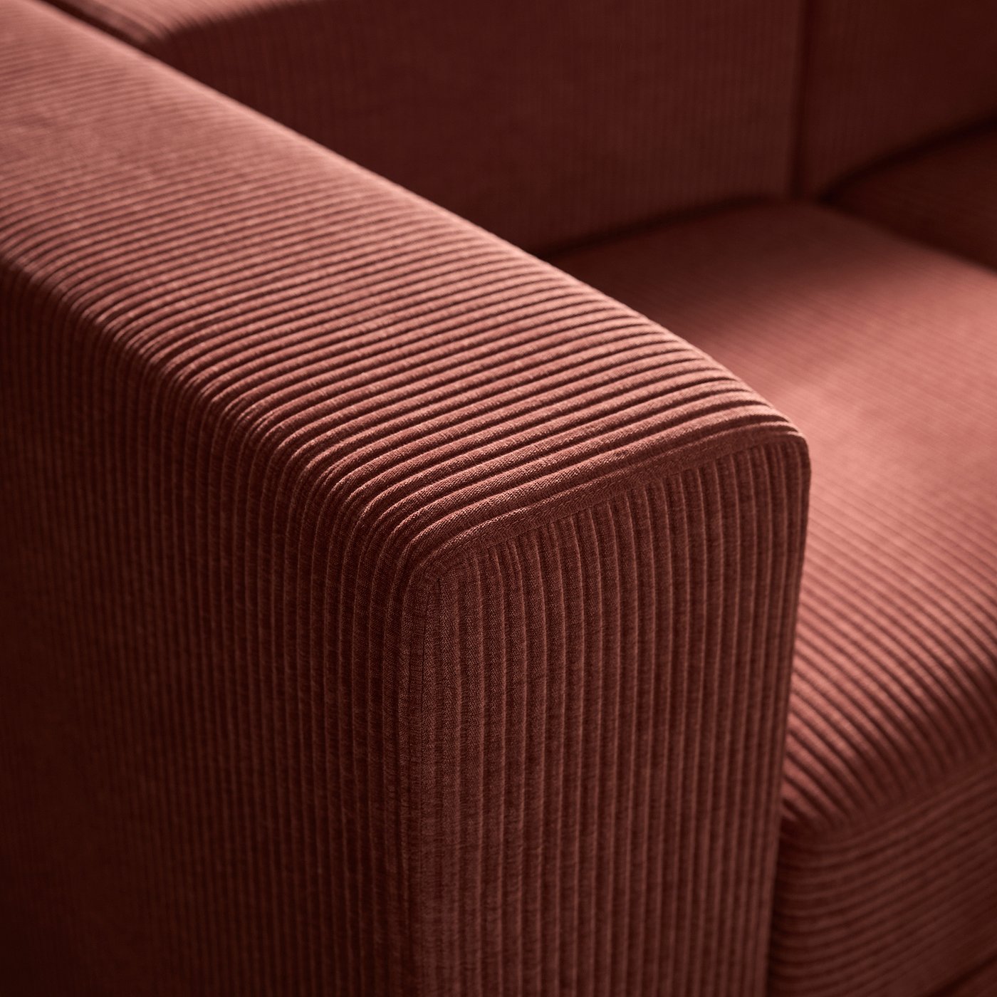 JÄTTEBO armrest, Samsala brown-red, 25x71x95 cm