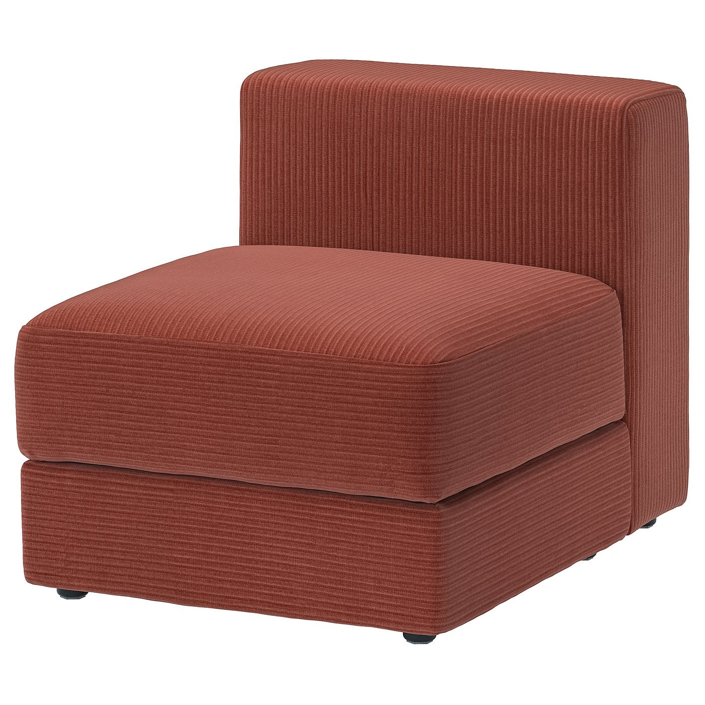JÄTTEBO cover 1-seat module with storage, Samsala brown-red