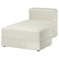 JÄTTEBO cover chaise longue module, right, Axvall off-white