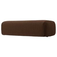 JÄTTEBO cover for headrest cushion, Samsala dark brown