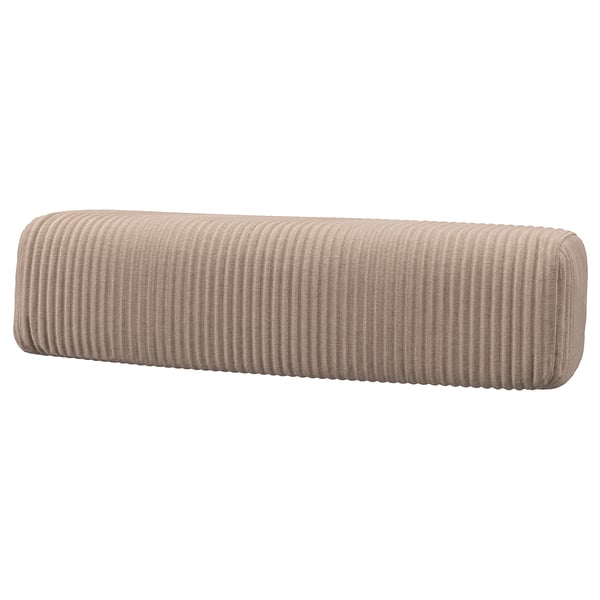 JÄTTEBO headrest cushion, Samsala grey-beige, 64x16x25 cm