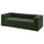 JÄTTEBO 3-seat modular sofa, Johanneshov dark green, 240x71x95 cm