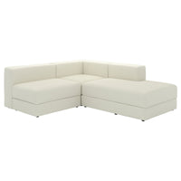 JÄTTEBO mod crnr sofa 2,5-seat w chaise lng, right/Axvall off-white, 190x71x65 cm