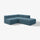JÄTTEBO mod crnr sofa 2,5-seat w chaise lng, right/Axvall dark grey-blue