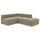JÄTTEBO mod crnr sofa 2,5-seat w chaise lng, right/Johanneshov brown-beige, 190x71x65 cm