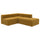 JÄTTEBO mod crnr sofa 2,5-seat w chaise lng, right/Samsala yellow-brown, 190x71x65 cm