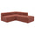 JÄTTEBO mod crnr sofa 2,5-seat w chaise lng, right/Samsala brown-red, 190x71x65 cm
