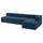 JÄTTEBO 4,5-seat mod sofa w chaise longue, right/Samsala dark blue, 330x71x160 cm