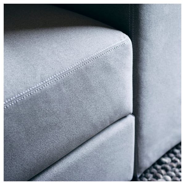 JÄTTEBO 2-seat modular sofa, Tonerud grey, 25x71x95 cm