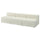 JÄTTEBO 4,5-seat modular sofa, Axvall off-white, 285x71x95 cm