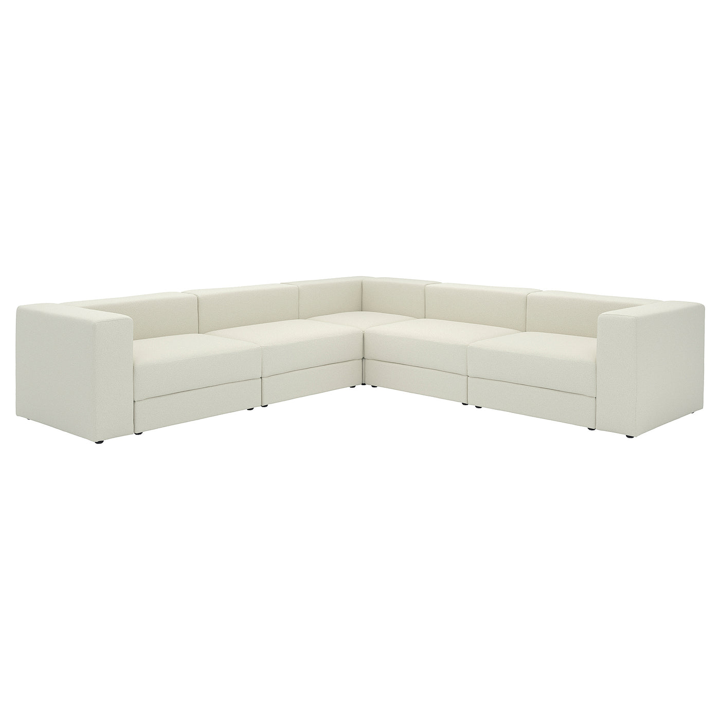 JÄTTEBO modular corner sofa, 6 seat, Axvall off-white, 25x71x95 cm