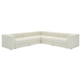 JÄTTEBO modular corner sofa, 6 seat, Axvall off-white, 25x71x95 cm