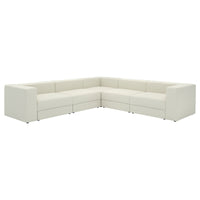 JÄTTEBO modular corner sofa, 6 seat, Axvall off-white, 25x71x95 cm