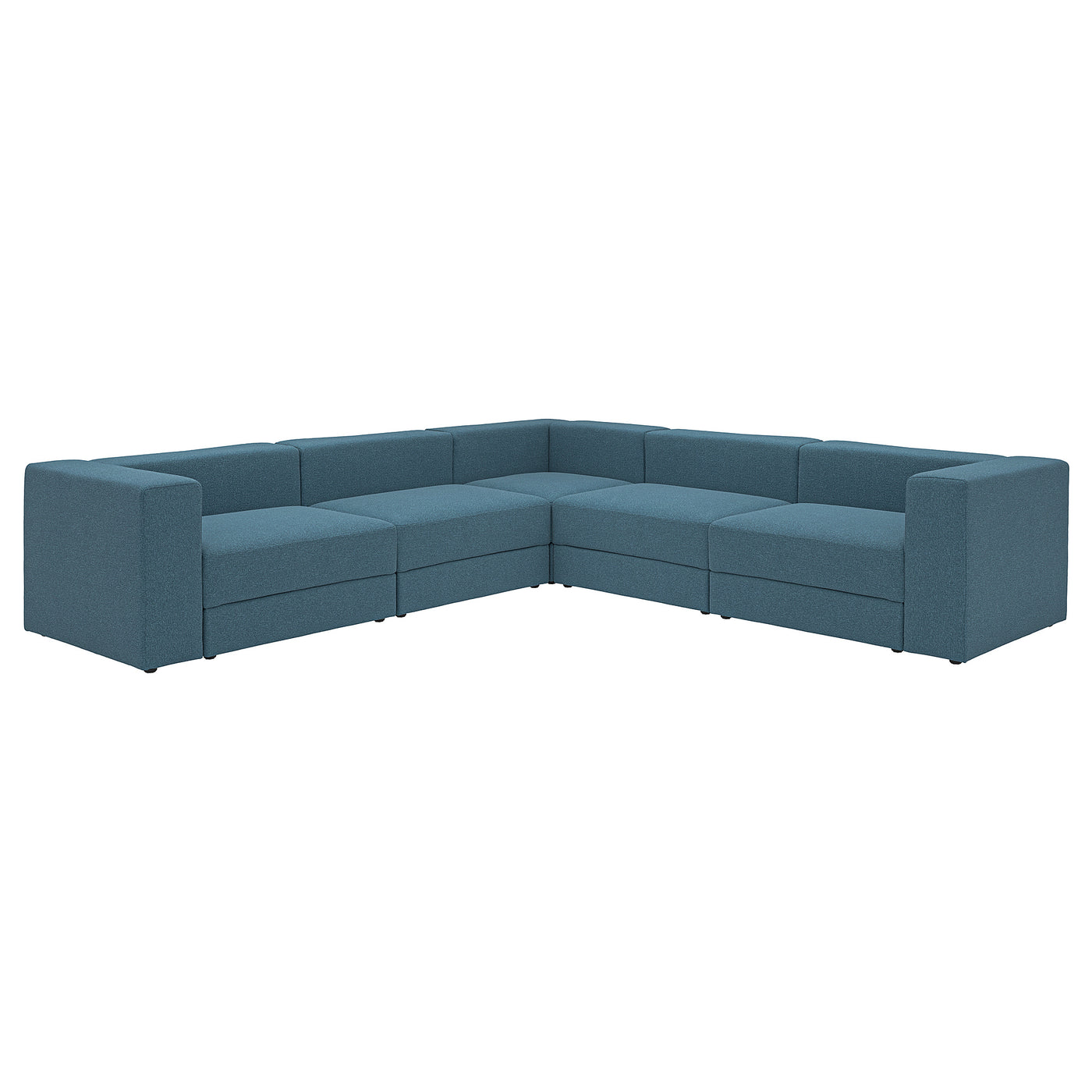JÄTTEBO modular corner sofa, 6 seat, Axvall dark grey-blue, 25x71x95 cm