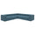 JÄTTEBO modular corner sofa, 6 seat, Axvall dark grey-blue, 25x71x95 cm