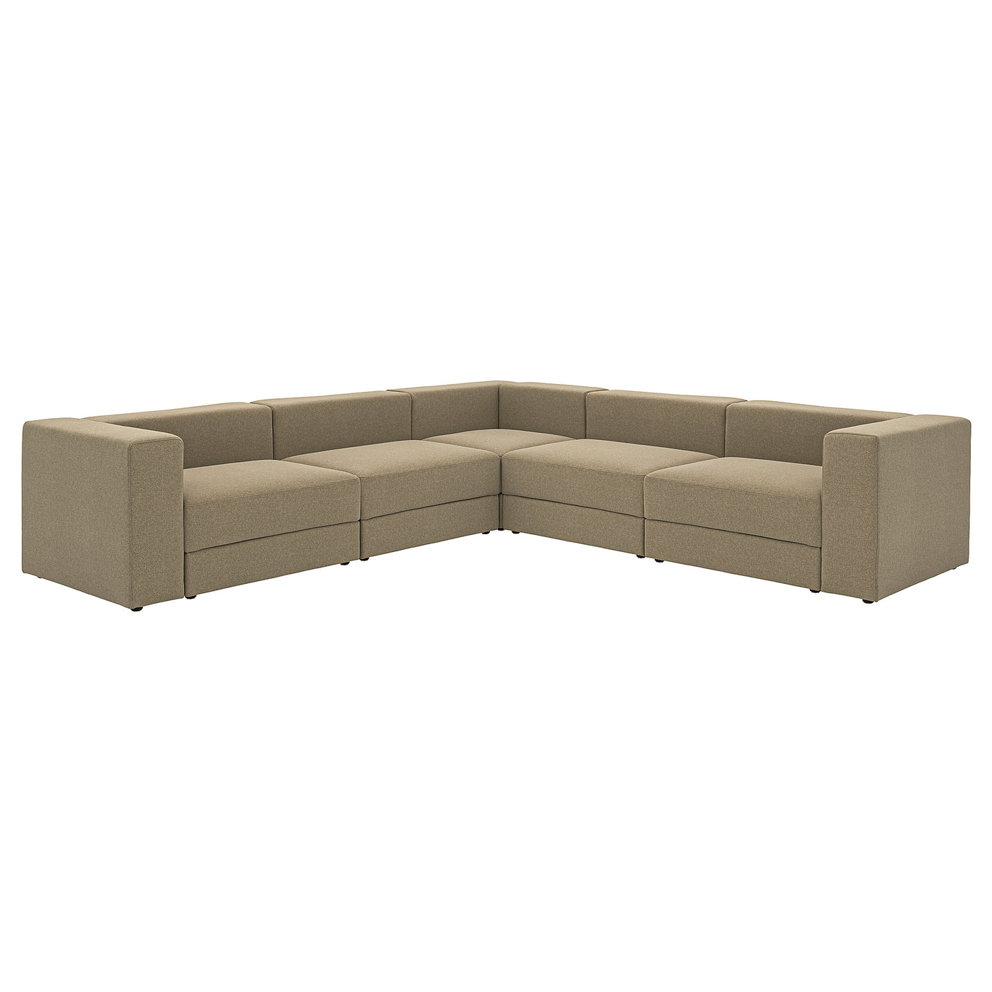 JÄTTEBO modular corner sofa, 6 seat, Johanneshov brown-beige, 25x71x95 cm