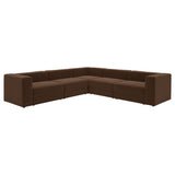 JÄTTEBO modular corner sofa, 6 seat, Samsala dark brown, 25x71x95 cm