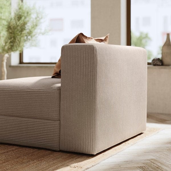 Ikea JÄTTEBO - 1.5-seater element with storage, Samsala gray / beige ,