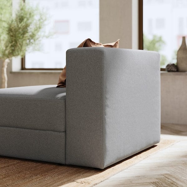 Ikea JÄTTEBO - 1.5-seater element with container, gray Tonerud ,