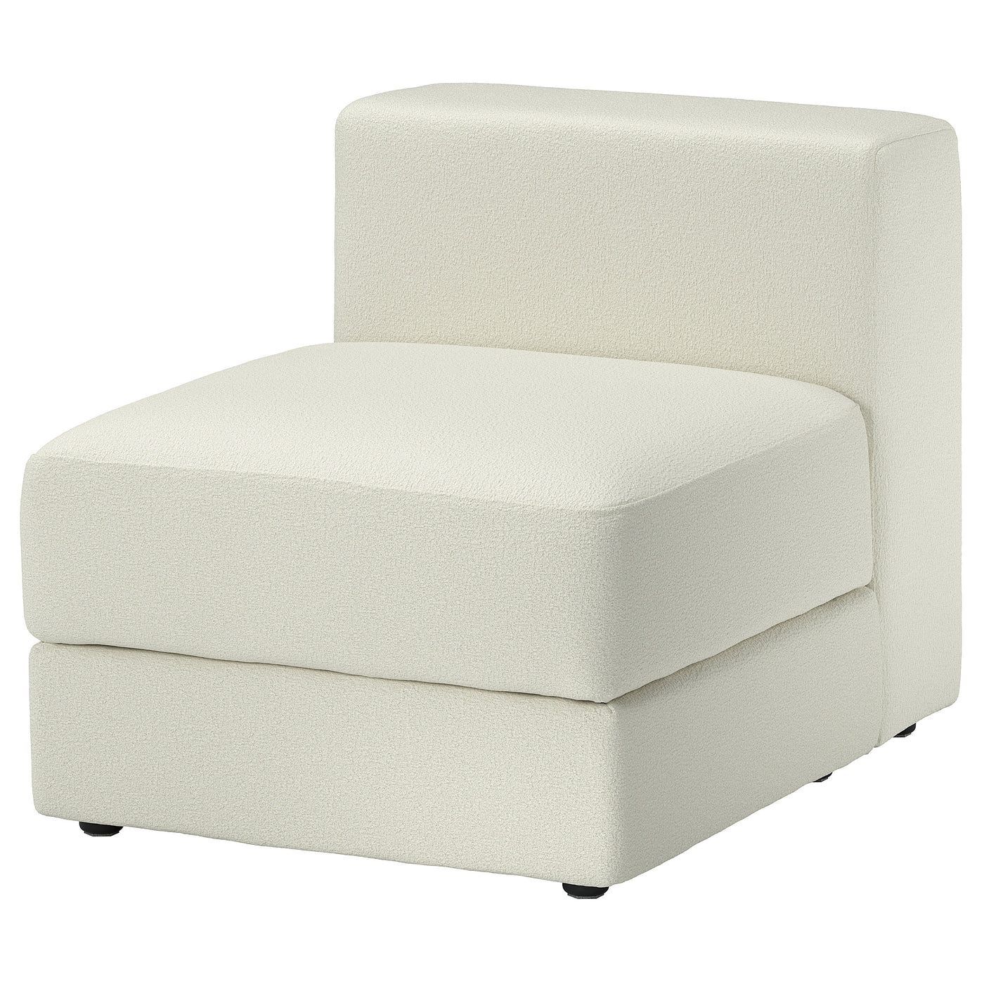 JÄTTEBO 1-seat module with storage, Axvall off-white, 70x71x95 cm